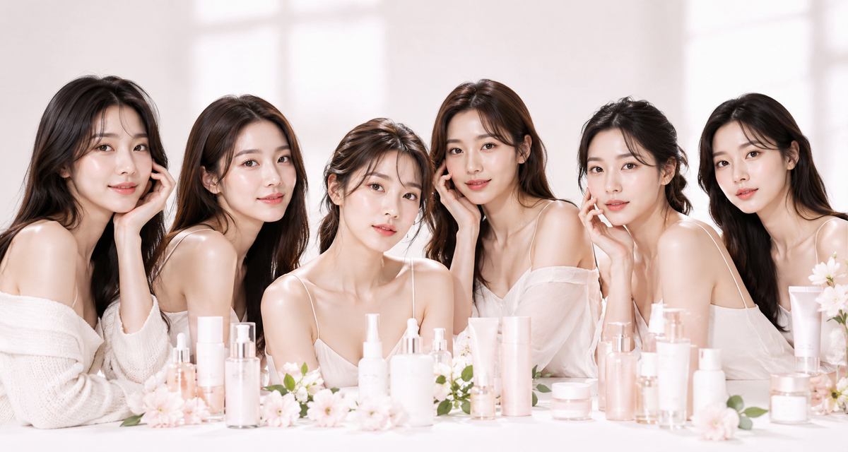 Premium Korean skincare products and beauty influencers with authentic K-beauty cosmetics.